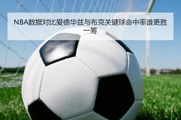 NBA数据对比爱德华兹与布克关键球命中率谁更胜一筹